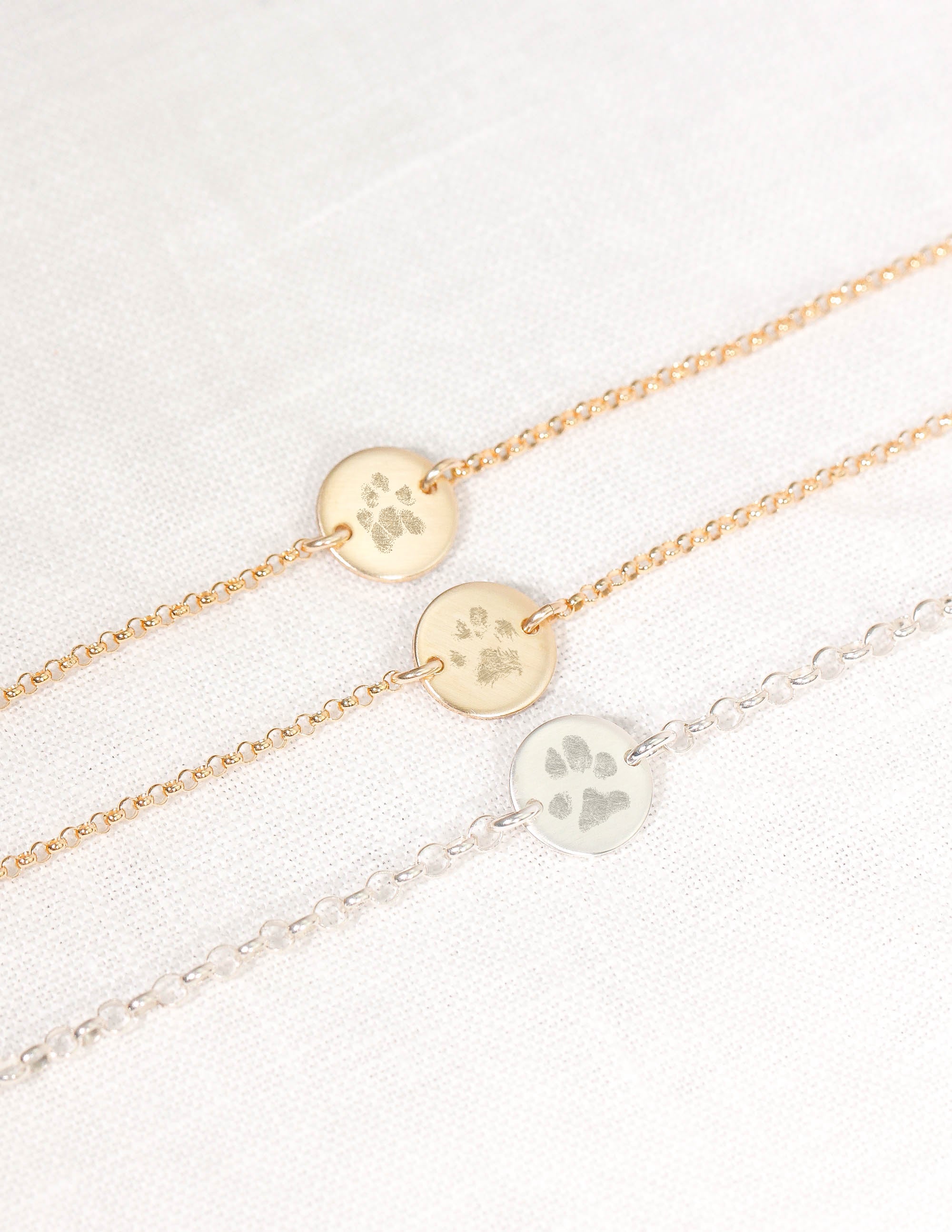 Custom Paw or Nose Print Bracelets – Tagged Custom Bracelet