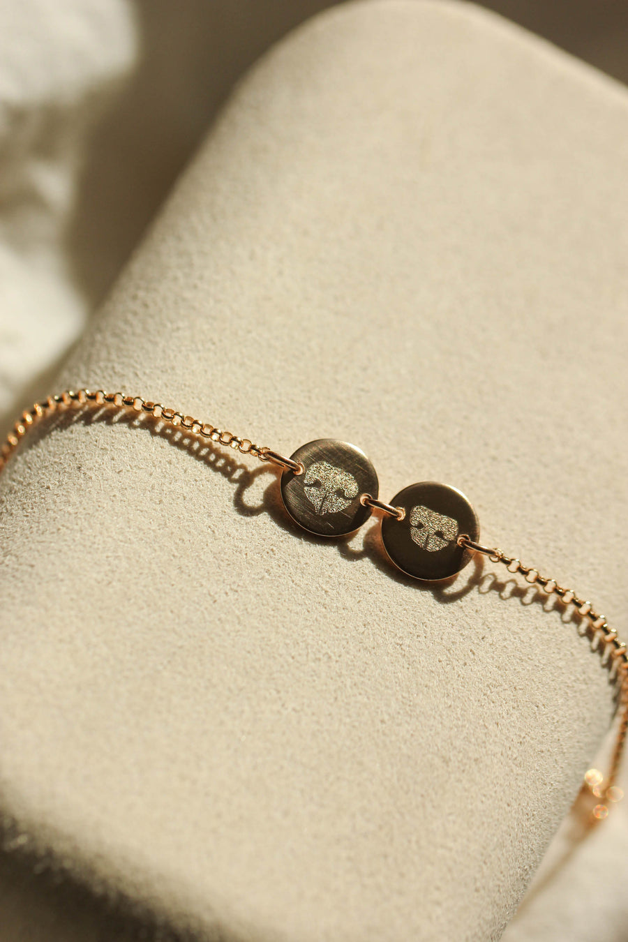 Personalized Dog Nose Print Charm Bracelet: Multiple Charms.