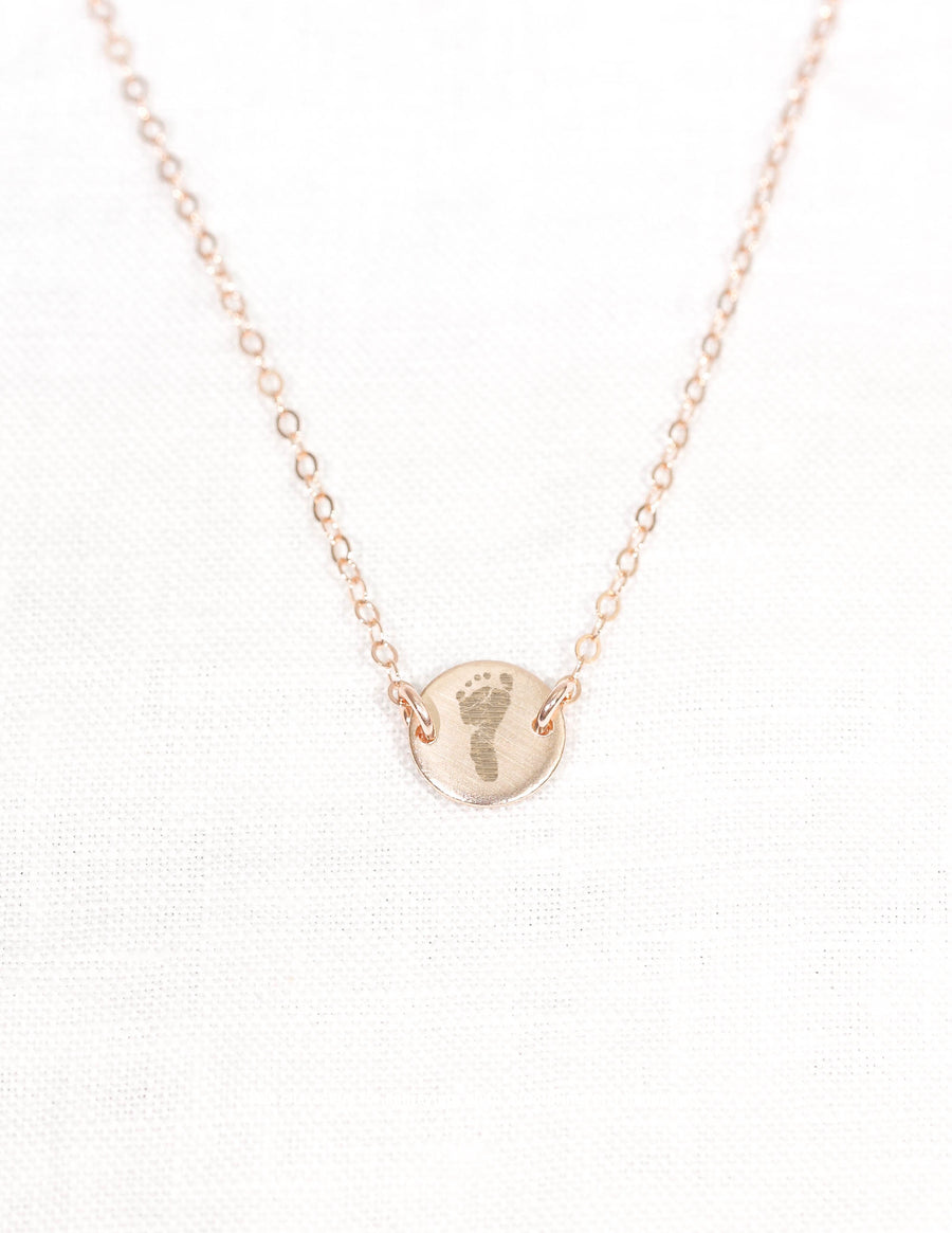 Custom Footprint Necklace or Bracelet